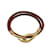 Hermès Hermes Tan Leder gefüttert Tour Gold Metall Jumbo Hook Armband Braun  ref.830093