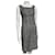 Yves Saint Laurent Robe en soie bouclée YSL en noir et blanc  ref.830119
