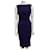 Alberta Ferretti purple wool blend dress Dark purple  ref.830330