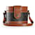 Céline Celine Brown/Tan Triomphe Coated Canvas & Calfskin Leather Medium Crossbody Bag Cloth  ref.830537