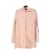 Autre Marque Asilio Camisa Blush de algodón con cuello chino y espalda abierta Rosa  ref.830828