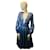 Autre Marque Alkoholisches Guipure-Kleid Blau Polyester  ref.831028