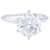 inconnue Diamond solitaire ring. White gold Platinum  ref.831085