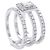 Bague Edouard Nahum, "Trilogie Emeraude", diamants, or blanc. - vue 2