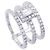 Bague Edouard Nahum, "Trilogie Emeraude", diamants, or blanc. - vue 4