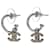 White Metal Chanel Earrings  ref.831816