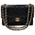 Bolsa Chanel pequena de couro preto  ref.831844