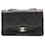Chanel Medium Flap Bag aus schwarzem Leder  ref.831901