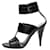 Saint Laurent Sandalen Schwarz Leder  ref.831961