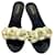 Chanel Two-tone Camellia sandals Black Plastic  ref.831964