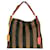 Fendi Hobo Pacan handbag in canvas and leather Multiple colors Cloth  ref.833029