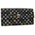 LOUIS VUITTON Multicolor Portefeuille Carteira Sarah Preto M93747 Autenticação de LV 37421  ref.833171