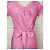 MANOUSH WILD SILK SPIRIT DESSOUS KLEID T38/40 Pink - Ansicht 7