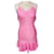 MANOUSH DRESS DRESS WILD SILK CHOU SPIRIT LINGERIE T36/38 Pink  ref.831227