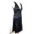 AMANDA WAKELEY DESIGNER KORSETTTES SEIDENKLEID T UK 12 ODER T 38/40 Schwarz - Ansicht 12