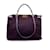 Fendi Purple Corduroy Peekaboo Tote Top Handle Satchel Handbag Cloth  ref.833777