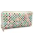 Christian Louboutin Studded Leather Zip Around Wallet Multiple colors Pony-style calfskin  ref.834472