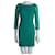Diane Von Furstenberg DvF Zarita Vestido de renda verde esmeralda  ref.834711