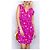 Vestido estampado Des Petits Hauts de viscosa morado fucsia Púrpura - vista 7