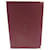 MUST DE CARTIER DIARY COVER IN BORDEAUX LEATHER LEATHER DIARY HOLDER Dark red  ref.834917
