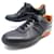 Hermès HERMES sneakers SCARPE LOGO H 35.5 SCARPE IN PELLE NERA SNEAKERS IN PELLE NERA Nero  ref.834948