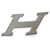 Hermès NEW HERMES H SPEED PR LINK BELT BUCKLE 32MM PVD MATTE SILVER BELT BUCKLE Silvery  ref.835089