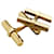 Cartier cufflinks in yellow gold, steel, onyx and aventurine.  ref.835329