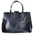 Givenchy Vintage blue medium tote bag Dark blue Leather  ref.835579