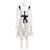 Diane Von Furstenberg DvF Carson Hummel Vintage-Kleid Schwarz Weiß Gelb Baumwolle  ref.835736