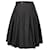 Jupe plissée noire Chanel Soie  ref.835762