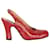 Vivienne Westwood Scarpe con tacco a pompa rosse Rosso Pelle Pelle verniciata  ref.835777