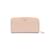 Prada Brieftasche aus Saffiano-Leder mit Reißverschluss Beige Kalbähnliches Kalb  ref.835811