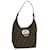 FENDI Zucca Canvas Mamma Baguette Shoulder Bag Nylon Brown Black Auth am3962  ref.836439
