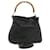 GUCCI Bamboo Shoulder Bag Leather 2way Black 001.1577.200047 Auth ki2750  ref.836452