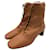 LOEWE  Ankle boots T.eu 39 Leather Camel  ref.836771