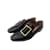 BALLY  Flats T.eu 37 Leather Black  ref.836908