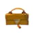 AQUAZZURA  Handbags T.  Leather Orange  ref.837899