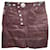 ALEXANDER WANG  Skirts T.US 6 Leather Dark red  ref.838013