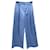 Autre Marque Pantalon SUR MESURE T.International XS Polyester Bleu  ref.838048