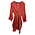 Alaïa ALAIA Robes T.International XS Coton Orange  ref.838093