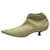 KHAITE  Ankle boots T.eu 38 Leather Cream  ref.838226