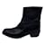 Autre Marque GIA COUTURE  Ankle boots T.eu 38 Leather Black  ref.838270