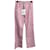 Pantalon MSGM T.fr 38 polyestyer Polyester Rose  ref.838454