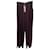 Autre Marque THREE GRACES LONDON Pantalon T.UK 10 Wool Laine Bordeaux  ref.838556