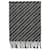 Givenchy Chain Logo Fringed Scarf Black  ref.839013