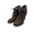 LOUIS VUITTON  Ankle boots T.eu 38.5 Suede Brown  ref.839068