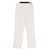 Pantalone Permanente Issey Miyake Bianco Nylon Poliuretano  ref.839409