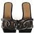 Hermès Hermes Black Nappa Leather Aloha Open Toe Slippers - view 6