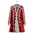 Valentino Multicolor Polka Dot Printed Wool Flared Mini Dress With Long Sleeves Multiple colors  ref.839710