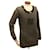 Céline CELINE Sweatshirt Dress Cotton M Gray Black Auth am3981 Grey  ref.839922